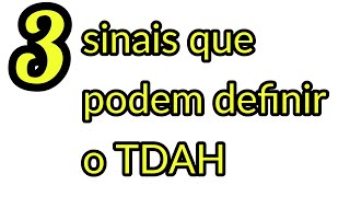 se VC tem esses 3 sinais do TDAH você precisa de tratamento URGENTE⚠️ #shorts