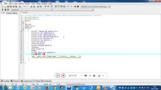 C-Programming for Calculator (menu driven)