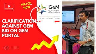 How to send clarification to sellers on GeM portal #gem #government #contractors #bidding