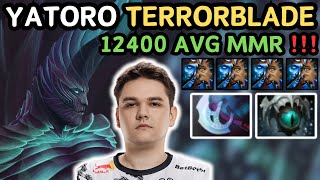 🔥 Rank 12 YATORO TERRORBLADE Carry Gameplay 🔥 YATOROGOD Grandmaster Tier - Dota 2