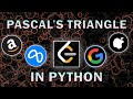 Pascals Triangle | Leetcode | Python | DSA