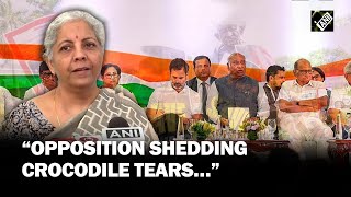 “Opposition was just shedding crocodile tears on Manipur issue…” Nirmala Sitharaman