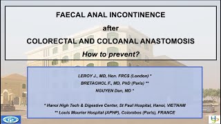 FAECAL ANAL INCONTINENCE AFTER COLORECTAL RESECTIONS. HOW TO PREVENT?
