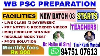 Crack WBPSC Assistant Master (Math) Exam 2025 with Dr. Halim Al Siraj Sir, Join Our New Batch