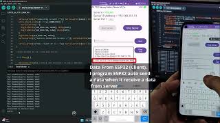 Android ESP32 Socket Programming TCP Server Multi Clients