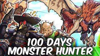 I Spent 100 Days in Monster Hunter World... Here's What Happened!