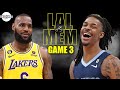 Los Angeles Lakers vs Memphis Grizzlies Full Game 3 Highlights | 2022-23 NBA Playoffs