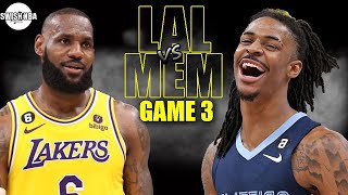 Los Angeles Lakers vs Memphis Grizzlies Full Game 3 Highlights | 2022-23 NBA Playoffs