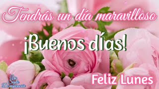 Feliz Lunes inicio de semana🌷Tendrás un día MARAVILLOSO🌻