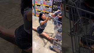 How to shop at cotsco 🤪#yoga #split #costco