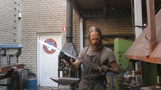 Forging a Witcher 3 sword, part 1, forging the blade.