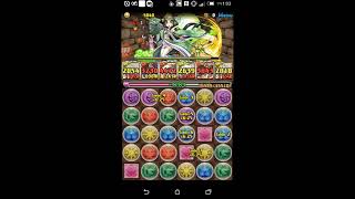 【パズドラ】チャレンジダンジョン！46---Lv8  魔究の狂幻魔・イルムPT