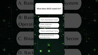 What does bios stand for?  #trivia #quizzing #learning  #tech #technology #informationtechnology