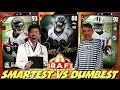 SMARTEST VS DUMBEST PLAYER DRAFT! KAY RAGES! MADDEN 17 DRAFT CHAMPIONS