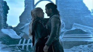 Jon Snow and Daenerys last Moments before Iron Throne Scene  | GOT 8x06 Finale