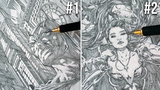 10 INSANELY DETAILED DRAWINGS YOU WONT BELIEVE EXIST!