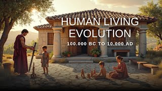 The Evolution of Human Living from 100000 BC to 10000 AD