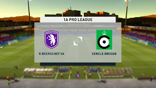 Beerschot vs Cercle Brugge | Belgian Pro League (12/01/2021) | Fifa 21