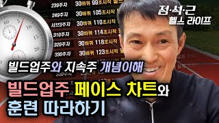 빌드업주[점증주]와 지속주 훈련의 개념을 이해하자. 빌드업주 페이스 차트와  훈련 따라하기