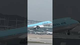 대한항공 B747-8I 인천공항 이륙 #shorts