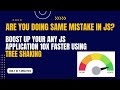 Tree Shaking In Javascript With Demo || Optimize Your Nodejs, React, Angular, Vue App