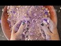 crunchy glassy rocky strength shop chunks 💜💛🪨 gym chalk asmr