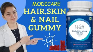 MODICARE WELL HAIR, SKIN \u0026 NAIL GUMMY  | Modicare Well series | Day 24 | Dr. Avnika Garg Modicare