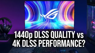 DLSS Quality 1440p vs DLSS Performance 4K... Which Is Better?