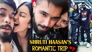 திடீரென Boy Friend-க்கு முத்தம் கொடுத்து Surprise பண்ண Shruti Haasan