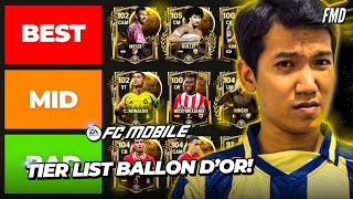 Tier List Ballon d'Or Week 1! Pilihan Kartu-Kartu Meta di Minggu Pertama?! | FC Mobile Indonesia