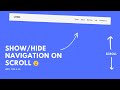 Hide Navbar on Scroll with JavaScript | Smooth Auto-Hide Effect