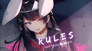 Nightcore - Rules | (Lyrics)