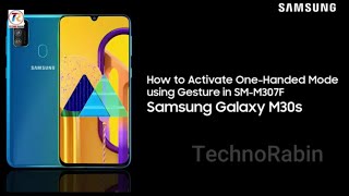 How to Activate One Handed Mode using Gesture in SM M307F Samsung Galaxy M30s