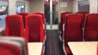 Inside new azuma plus in cab