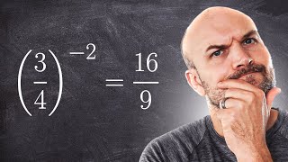 Why we reciprocate negative exponents why flip