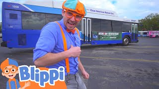 Blippi Explores a Bus | Kids Fun & Educational Cartoons | Moonbug Play and Learn