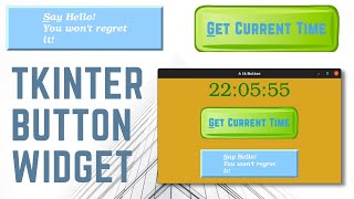 The button widget in tkinter - Python 3 - Displaying Current Time