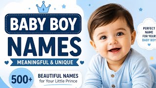 “Top 50 UNIQUE Boy Names You’ve Never Heard Before 😳 |Rare English Boy Names That Sound RICH 💎