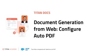Titan Docs | Document Generation from Web: Configure Auto PDF