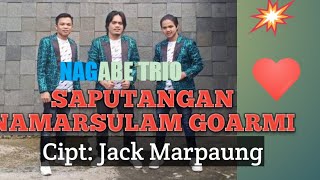 NAGABE TRIO                                SAPUTANGAN NAMARSULAM GOARMI,Cipt:Jack Marpaung