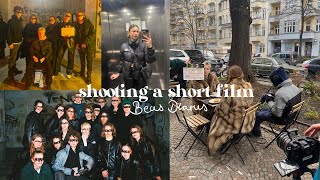 life as a film student - shooting days, making a short film, work, self care day