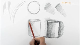 Start drawing: outline , edge , and shading