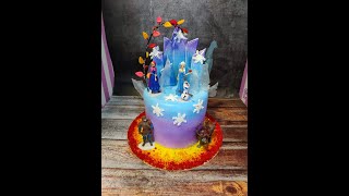 Frozen ELSA Disney PRINCESS Cake I Frozen Theme cake