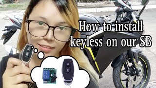 How to Install keyless on our SB (feat. Windbreaker)