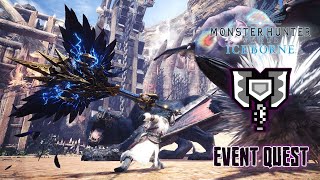 [PS4] MHWorld:Ice Borne | Events quest RE:Collaboration | Black eagle CB | Palico wiggler