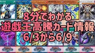 【遊戯王】8分でわかる遊戯王高騰カード情報6/3から6/9【まとめ】【総編集】