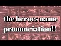 How to pronounce heroes name in mobile legends