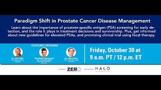 Webinar: Paradigm Shift in Prostate Cancer Disease Management