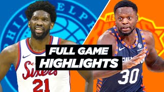 SIXERS vs KNICKS - Full Game Highlights | 2020 NBA Season
