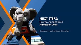 How To Accept Admissions Offer